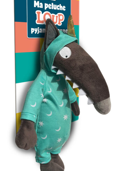 MA PELUCHE LOUP PYJAMA LICORNE