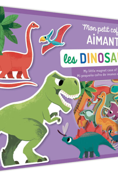 MON PETIT COFFRET AIMANTE - LES DINOSAURES