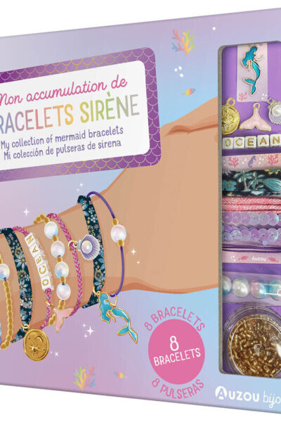MON ACCUMULATION DE BRACELETS SIRENE - 8 BRACELETS !
