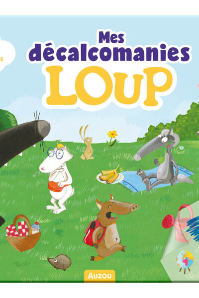 MES DECALCOMANIES LOUP 3+