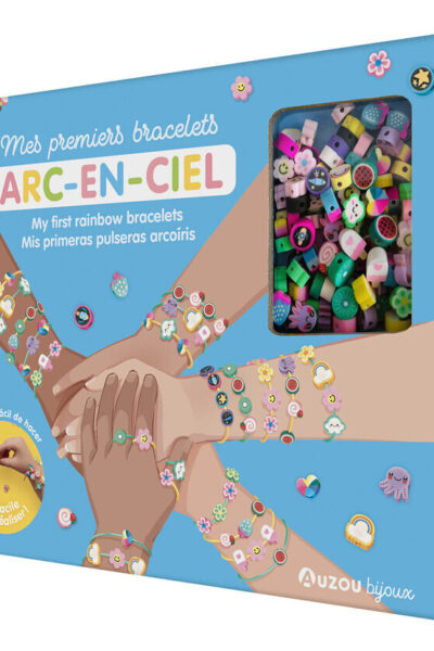 MES PREMIERS BRACELETS ARC-EN-CIEL