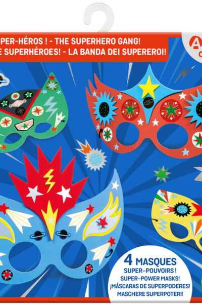 MASQUES A DECORER - LE GANG DES SUPER-HEROS