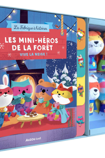 COFFRET MARIONNETTES A DOIGTS - LES MINI-HEROS DE LA FORÊT - VIVE LA NEIGE !