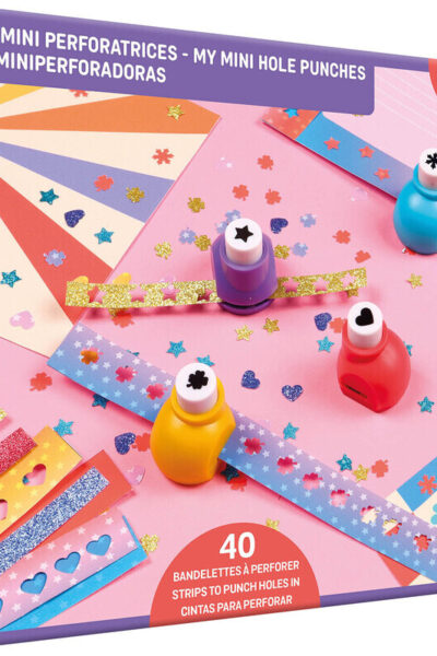 MES MINI PERFORATRICES - 40 BANDELETTES A PERFORER