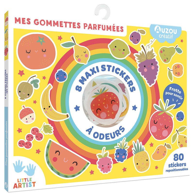MES GOMMETTES PARFUMEES - 80 + 8 MAXI STICKERS A ODEURS