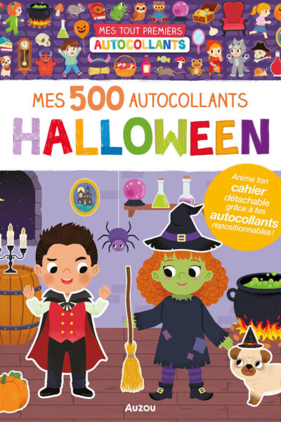 500 AUTOCOLLANTS HALLOWEEN