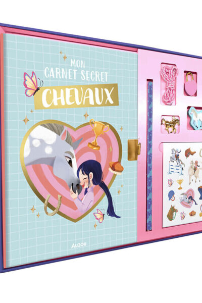 MON CARNET SECRET CHEVAUX 6+