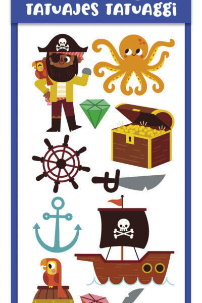 MES P'TITS TATTOOS PIRATES 3+