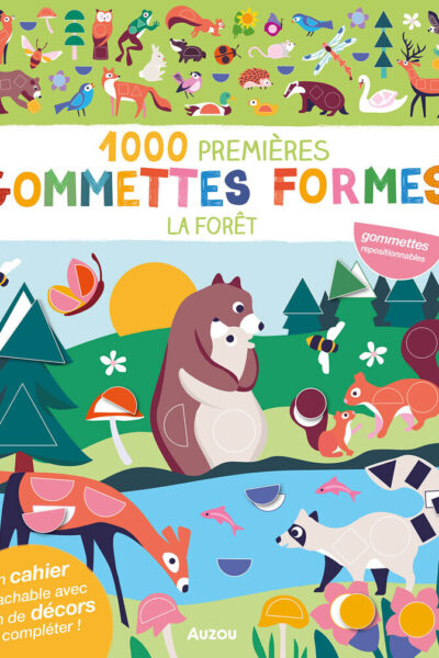 1000 PREMIERES GOMMETTES FORMES - LA FORÊT