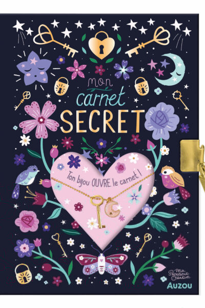 MA PAPETERIE CREATIVE - MON CARNET SECRET - JOLI BIJOU
