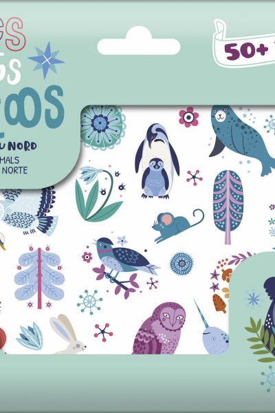 MES P'TITS TATTOOS - ANIMAUX DU NORD