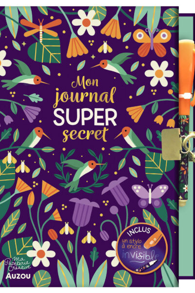 MA PAPETERIE CREATIVE - MON CARNET SECRET - ENCRE INVISIBLE