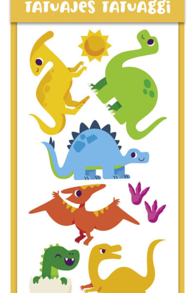 MES P'TITS TATTOOS DINOSAURES 3+