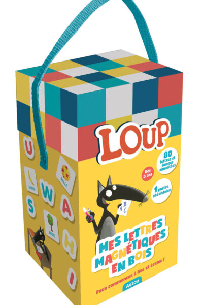 MES LETTRES MAGNETIQUES EN BOIS LOUP