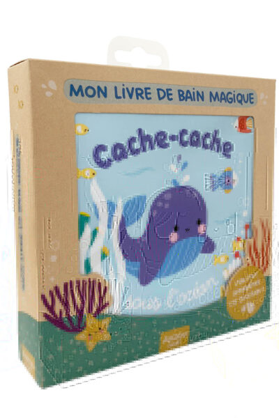CACHE-CACHE SOUS L'OCEAN - MON LIVRET DE BAIN MAGIQUE
