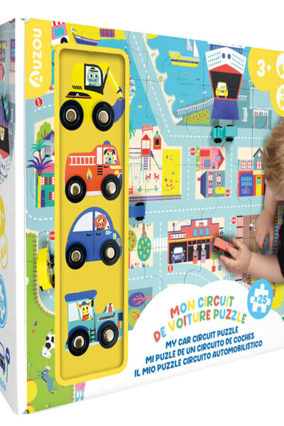 MON CIRCUIT DE VOITURE PUZZLE 3+