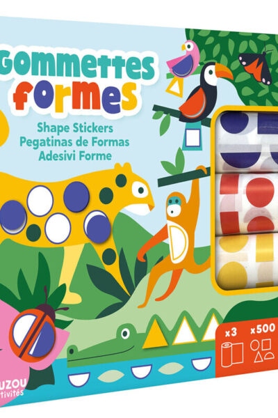 GOMMETTES FORMES 3+