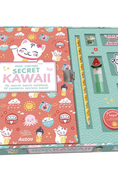 MA PAPETERIE CREATIVE - MON COFFRET DE PAPETERIE KAWAII