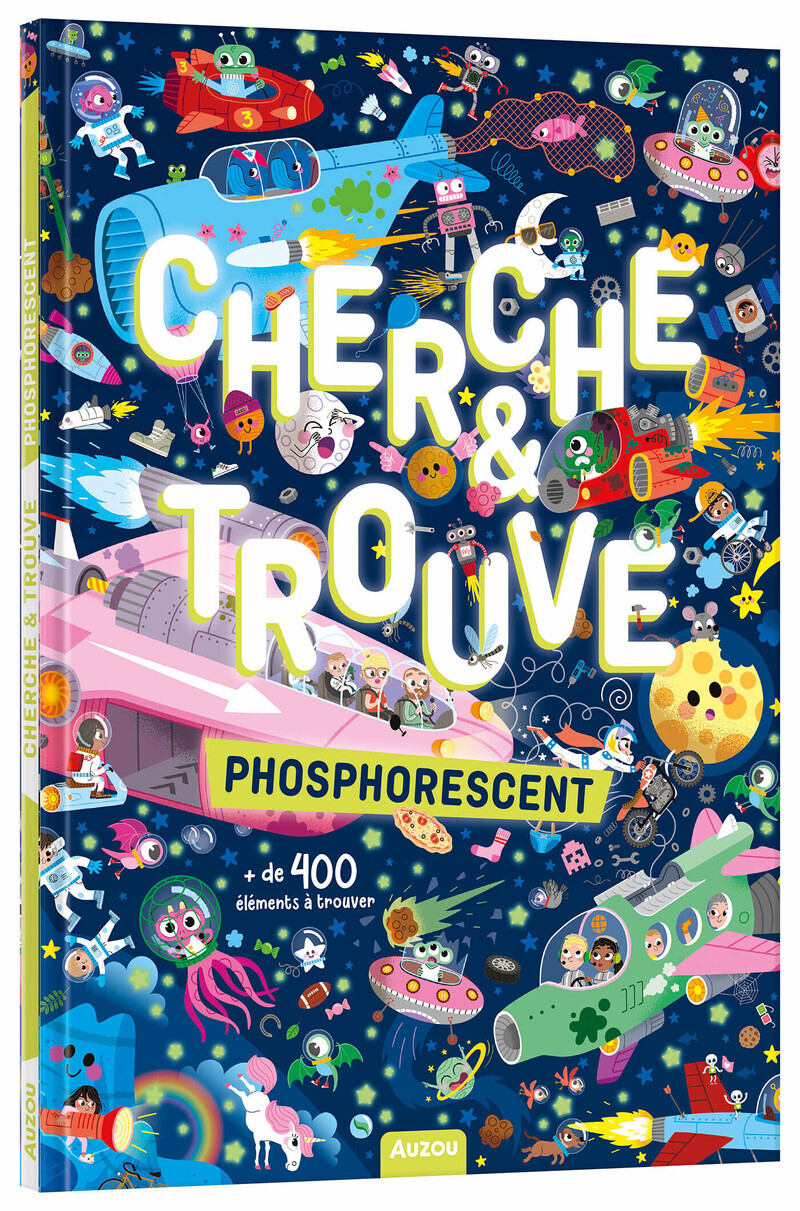 CHERCHE & TROUVE - PHOSPHORESCENT - + DE 400 ELEMENTS A TROUVER