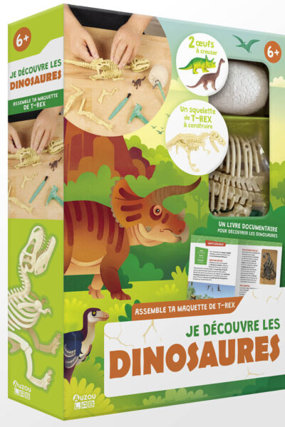AUZOU LAB' - JE DECOUVRE LES DINOSAURES 6+