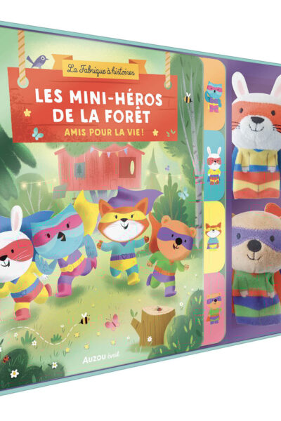 COFFRET MARIONNETTES A DOIGTS LES MINI-HEROS DE LA FORET