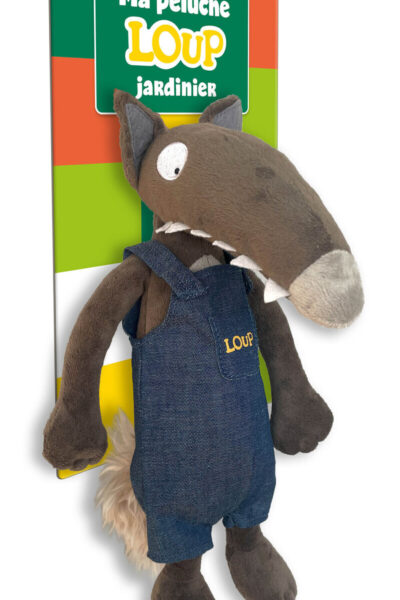 MA PELUCHE LOUP JARDINIER
