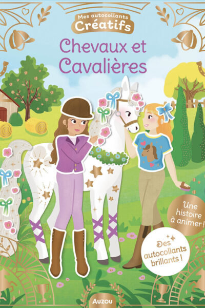 CHEVAUX ET CAVALIERES - MES 50 AUTOCOLLANTS CREATIFS