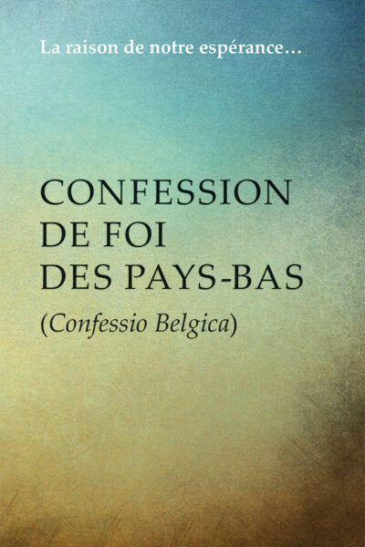 CONFESSION FOI DES PAYS BAS
