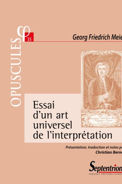 ESSAI D'UN ART UNIVERSEL DE L'INTERPRETATION