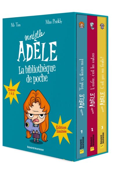 MA BIBLIOTHEQUE MORTELLE ADELE : COFFRET DES TOMES 1 A 3