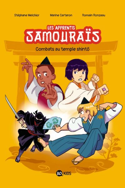 LES APPRENTIS SAMOURAIS, TOME 02 - COMBATS AU TEMPLE SHINTO