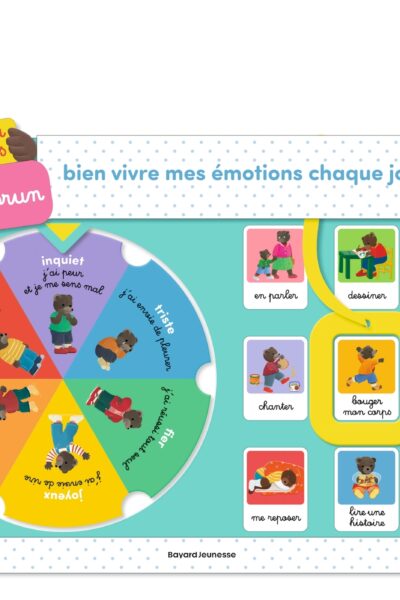 PETIT OURS BRUN - MON TABLEAU DES EMOTIONS