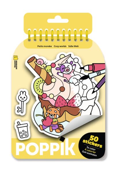 CARNET DE STICKERS - PETITS MONDES