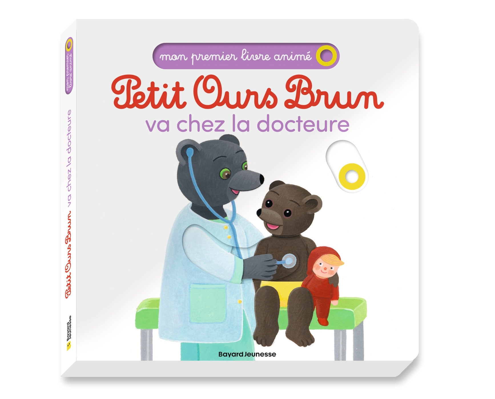 PETIT OURS BRUN VA CHEZ LA DOCTEURE - MON PREMIER LIVRE ANIME 1+