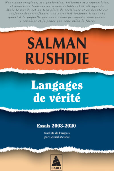 LANGAGES DE VERITE - ESSAIS 2003-2020