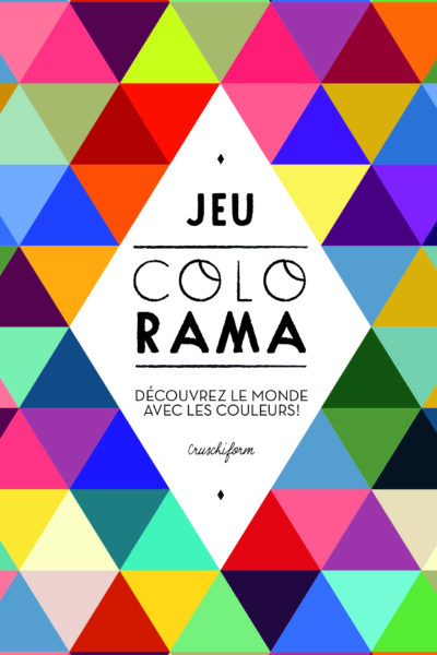 JEU COLORAMA DECOUVREZ LE MONDE AVEC LES COULEURS