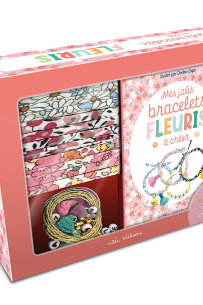 MES JOLIS BRACELETS FLEURIS A CREER (COFFRET)