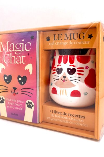 COFFRET MUG MAGIQUE CHAT