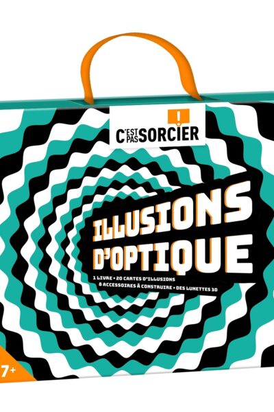 C'EST PAS SORCIER LES ILLUSIONS D'OPTIQUE - COFFRET AVEC ACCESSOIRES