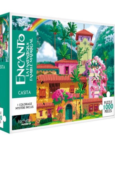 PUZZLE CASITA 1000 PIECES ENCANTO, LA FANTASTIQUE FAMILLE MADRIGAL