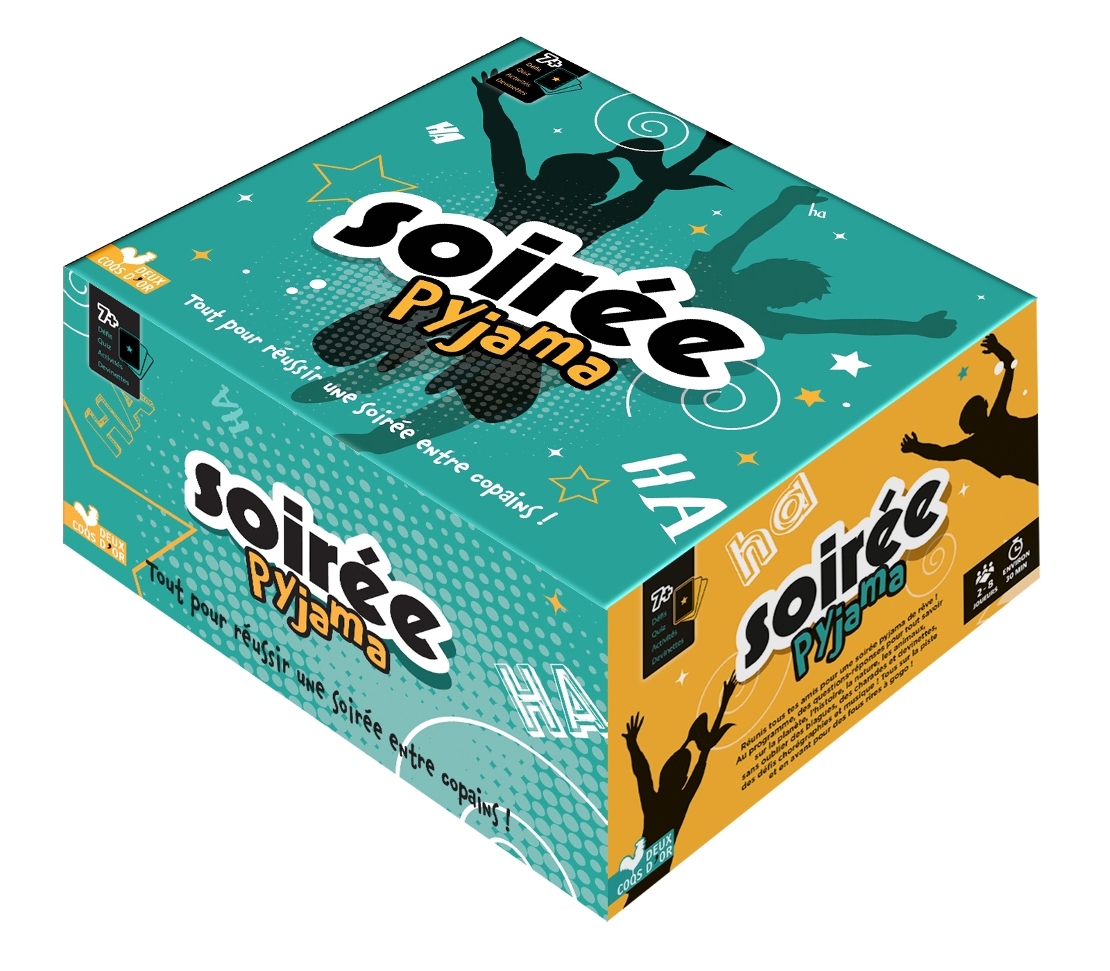 SOIREE PYJAMA - BOÎTE AVEC LIVRE ET CARTES 7+