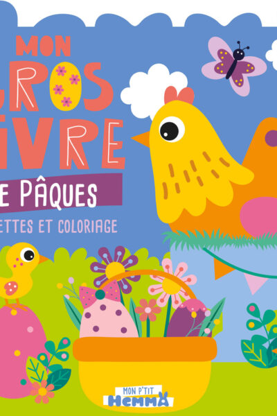 MON GROS LIVRE DE PÂQUES - GOMMETTES ET COLORIAGE