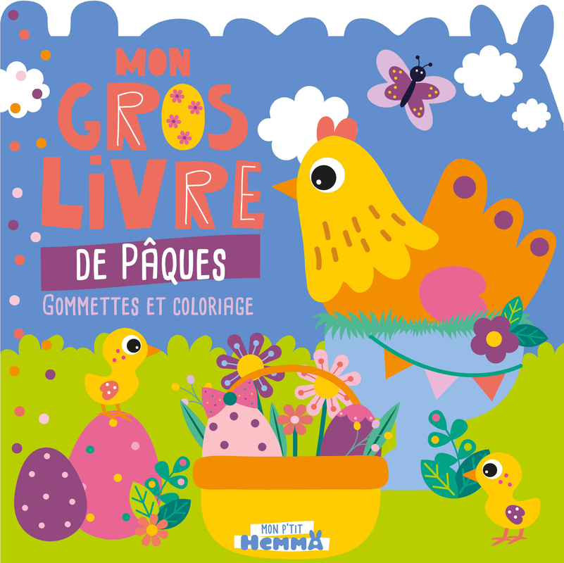 MON GROS LIVRE DE PÂQUES - GOMMETTES ET COLORIAGE