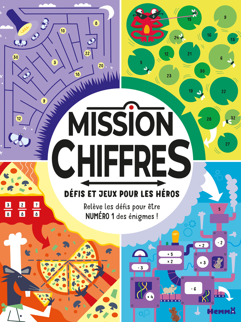 MISSION CHIFFRES - DEFIS ET JEUX POUR LES HEROS - RELEVE LES DEFIS POUR ÊTRE NUMERO 1 DES ENIGMES !