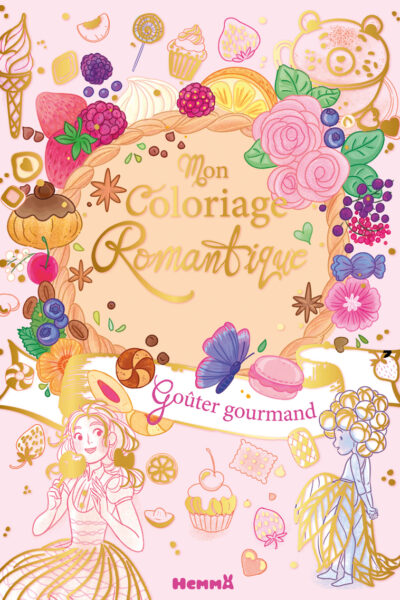 MON COLORIAGE ROMANTIQUE - GOÛTER GOURMAND