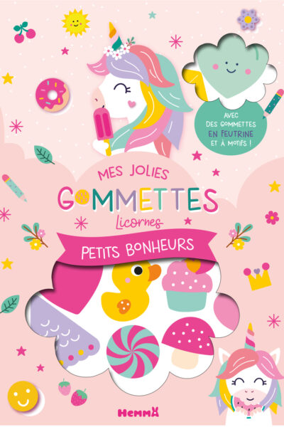 MES JOLIES GOMMETTES LICORNES - PETITS BONHEURS