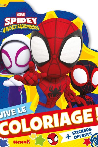 MARVEL SPIDEY ET SES AMIS EXTRAORDINAIRES - VIVE LE COLORIAGE ! (TEAM SPIDEY FOND JAUNE)