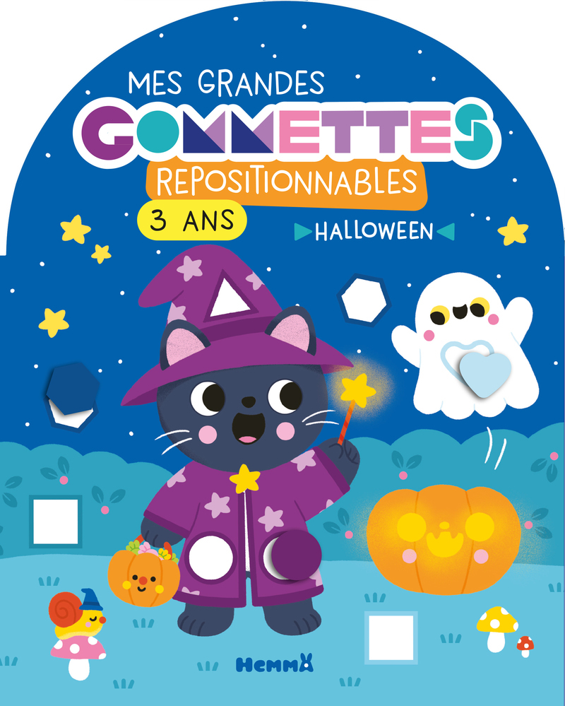 MES GRANDES GOMMETTES REPOSITIONNABLES - 3 ANS - HALLOWEEN