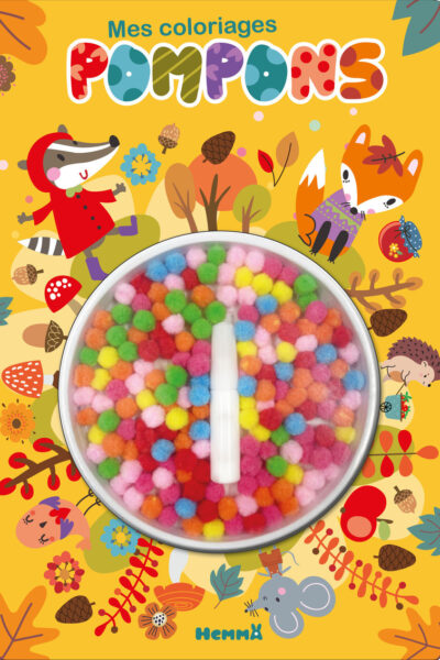 MES COLORIAGES POMPONS - AUTOMNE