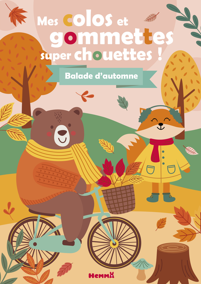 MES COLOS ET GOMMETTES SUPER CHOUETTES ! BALADE D'AUTOMNE